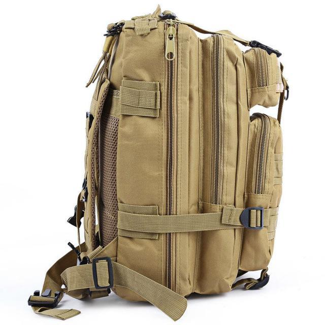 Military Tactical Backpack Oxford 9 Colors 30L 3P Bags Tactical Backpack Outdoor-Shenzhen Outdoor Fishing Tools Store-KHAKI-Bargain Bait Box