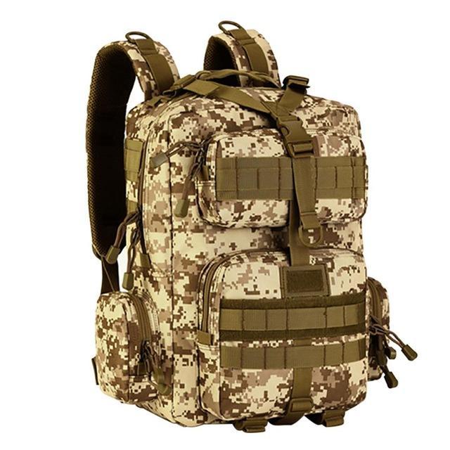 Military Tactical Bag Assault Backpack Army Molle Waterproof Bug Out Bags-Wincer Store-SM Camouflage-Bargain Bait Box