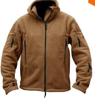 Military Tactical Outdoor Soft Shell Fleece Jacket Men Army Polartec-Wolf outdoor mall-Khaki-S-Bargain Bait Box