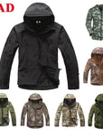 Military Tactical Tad Sharkskin Jacket Or Pants Men Outdoor Hunting Clothes-Fuous Outdoor Store-01 Black-S-Bargain Bait Box