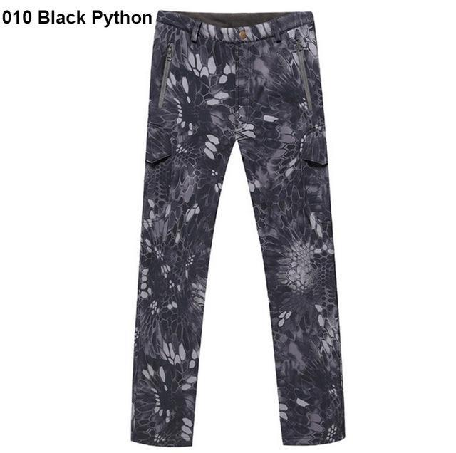 Military Tactical Tad Sharkskin Jacket Or Pants Men Outdoor Hunting Clothes-Fuous Outdoor Store-010 Black Python21-S-Bargain Bait Box