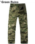 Military Tactical Tad Sharkskin Jacket Or Pants Men Outdoor Hunting Clothes-Fuous Outdoor Store-07 Green Ruin-S-Bargain Bait Box