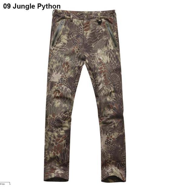 Military Tactical Tad Sharkskin Jacket Or Pants Men Outdoor Hunting Clothes-Fuous Outdoor Store-09 Jungle Python20-S-Bargain Bait Box