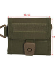 Military Tactical Wallet Id Credit Card Holder Coin Pocket Camping Hiking-AirssonOfficial Store-Black-Bargain Bait Box