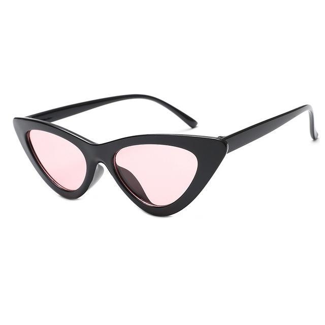 Mineway Brand Designer Sunglasses Women Vintage Cat Eye Sexy Small Frame-Sunglasses-MINEWAY Store-Black frame red-Bargain Bait Box