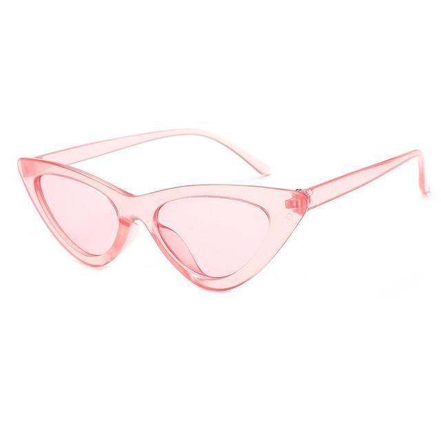 Mineway Brand Designer Sunglasses Women Vintage Cat Eye Sexy Small Frame-Sunglasses-MINEWAY Store-Pink frame pink-Bargain Bait Box