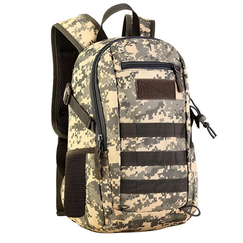 Mini Daypack Military Molle Backpack Rucksack Gear Tactical Assault Pack Student-Sunnyrain Store-Black-Bargain Bait Box