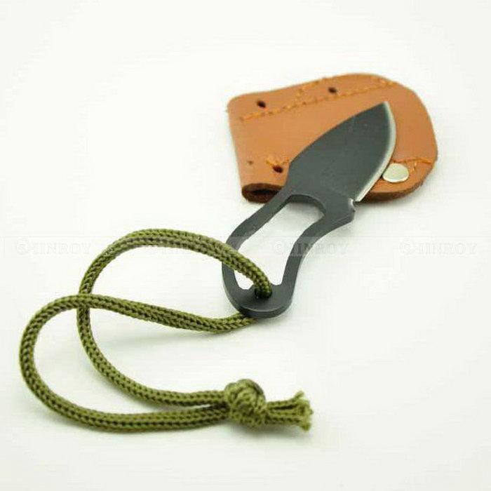 Mini Pocket Knife Finger Paw Self-Defence Survival Fishing Neck Knife Sheath For-EnjoyOutdoor Store-Bargain Bait Box