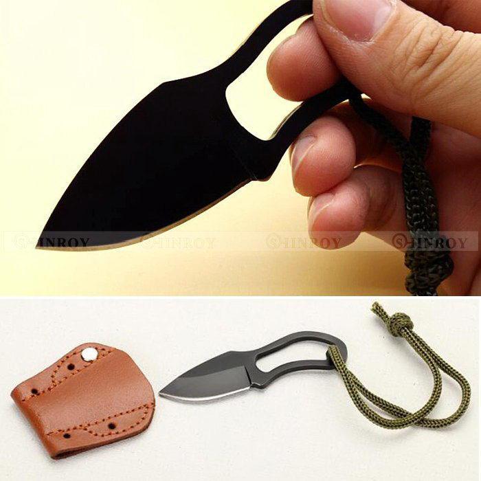 Mini Pocket Knife Finger Paw Self-Defence Survival Fishing Neck Knife Sheath For-EnjoyOutdoor Store-Bargain Bait Box