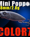 Mini Popper Fishing Lures 38Mm 2.8G 3D Eyes Bait Crankbait Wobblers Tackle-A Fish Lure Wholesaler-COLOR7-Bargain Bait Box