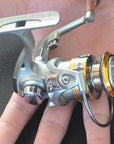 Mini Spinning Fishing Reel 5.2:1 Ultra-Light High-Strength-LLD Riding Store-Grey-Bargain Bait Box