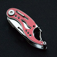 Mini Steel Multi Functions Pocket Edc Folding Knife Key Chain Multifunctional-Weekly_Sporting Store-Red-Bargain Bait Box