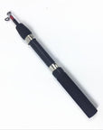 Mini Telescopic Ice Fishing Rod High Strength Fiberglass Shrimp Fishing Rod Pole-Ice Fishing Rods-Bargain Bait Box-Black-<1.8 m-Bargain Bait Box