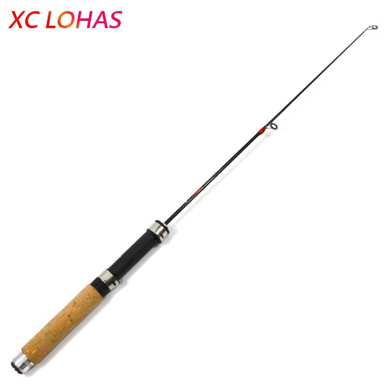 Mini Telescopic Ice Fishing Rod High Strength Fiberglass Shrimp Fishing Rod Pole-Ice Fishing Rods-Bargain Bait Box-White-&lt;1.8 m-Bargain Bait Box