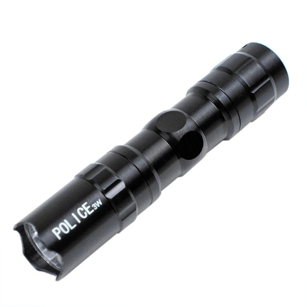 Mini Waterproof Ultra Bright 3W Led Torch Flashlight Ultra Portable Strong-Footprints Store-Bargain Bait Box