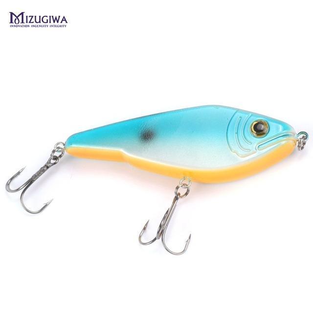 Mizugiwa Pike Fishing Lure Jerkbait Musky Buster Jerk Big Vib Baits Mustad Hooks-Shop2782213 Store-Color 3-Bargain Bait Box