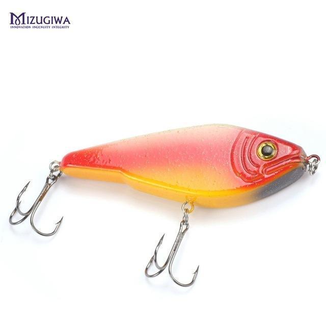 Mizugiwa Pike Fishing Lure Jerkbait Musky Buster Jerk Big Vib Baits Mustad Hooks-Shop2782213 Store-Color 5-Bargain Bait Box