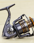 Mk Spinning Fishing Reel 12Ball Bearings Pre-Loading Front Drag Full Metal-Spinning Reels-GLOBAL WHOLESALING Store-2000 Series-Bargain Bait Box