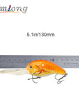 Mmlong 13Cm Big Artificial Fishing Lure Mh01 32.4G Bionic Crank Bait 5 Color-Mmlong outdoor product Store-A-Bargain Bait Box