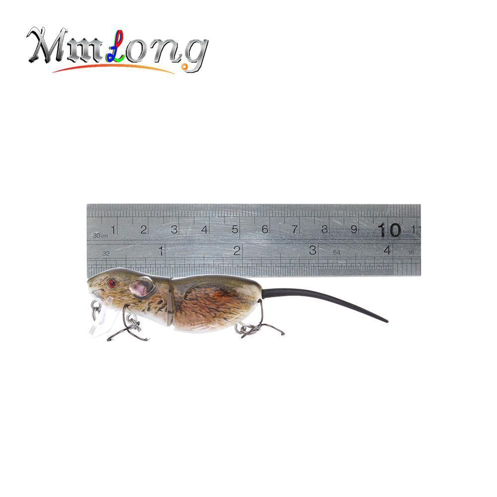 Mmlong 2.5&quot; Rat Fishing Lure Realistic Mouse Crankbait Vivid 3D Eyes Swim Bait-Mmlong outdoor product Store-A-Bargain Bait Box