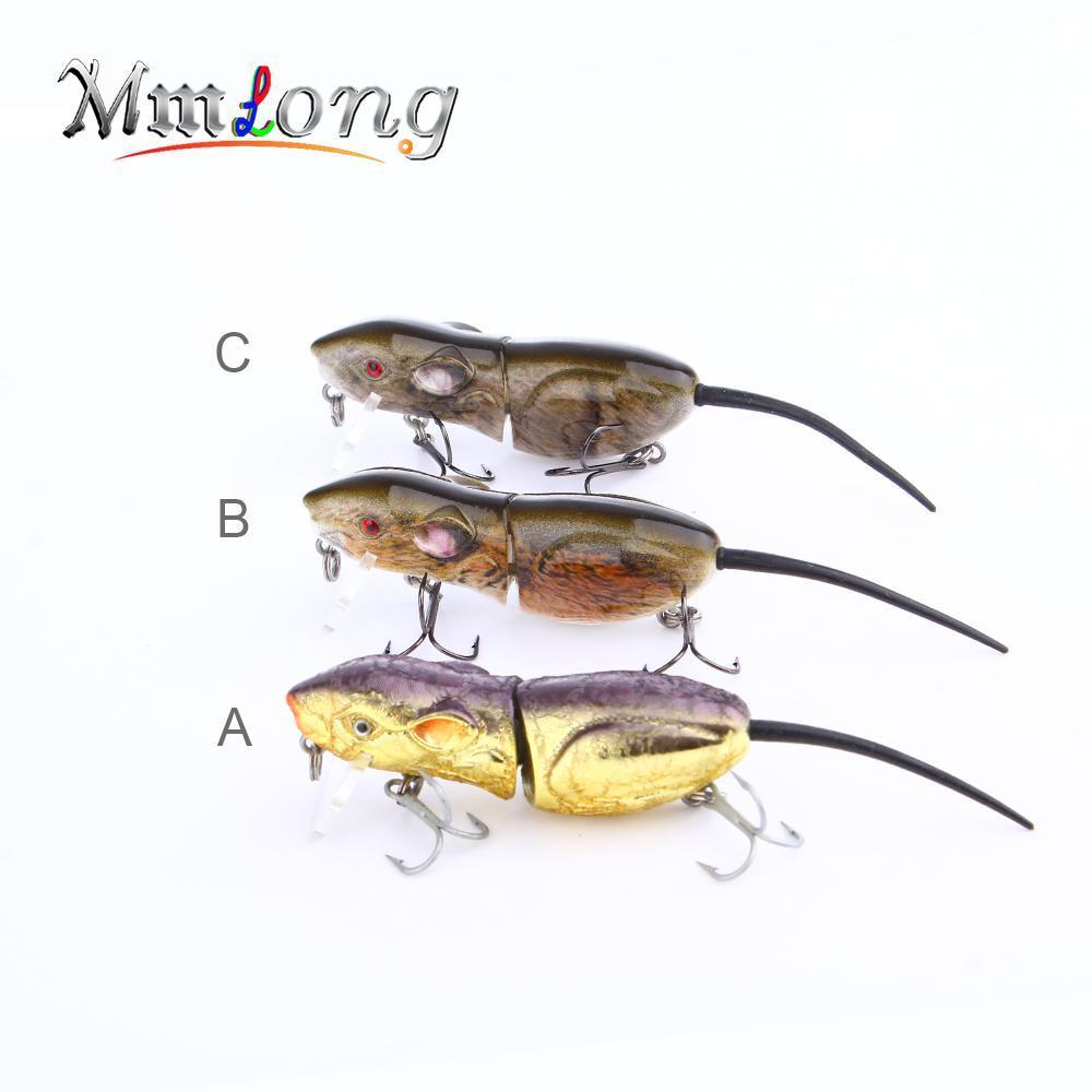 Mmlong 2.5&quot; Rat Fishing Lure Realistic Mouse Crankbait Vivid 3D Eyes Swim Bait-Mmlong outdoor product Store-A-Bargain Bait Box