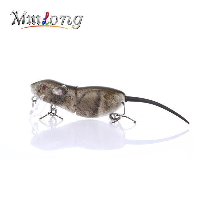 Mmlong 6.3Cm Plastic Rat Fishing Lure Crank Bait Rat4-M 10.3G 2 Segments Swim-Aplus Fishing Tackle Store-C-Bargain Bait Box