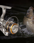 Mn150F 5Bb Mini Handheld Fishing Reel 5.2:1 Spinning Reel Practical Fishing-Spinning Reels-FashionYK-S Outdoor Store-Bargain Bait Box