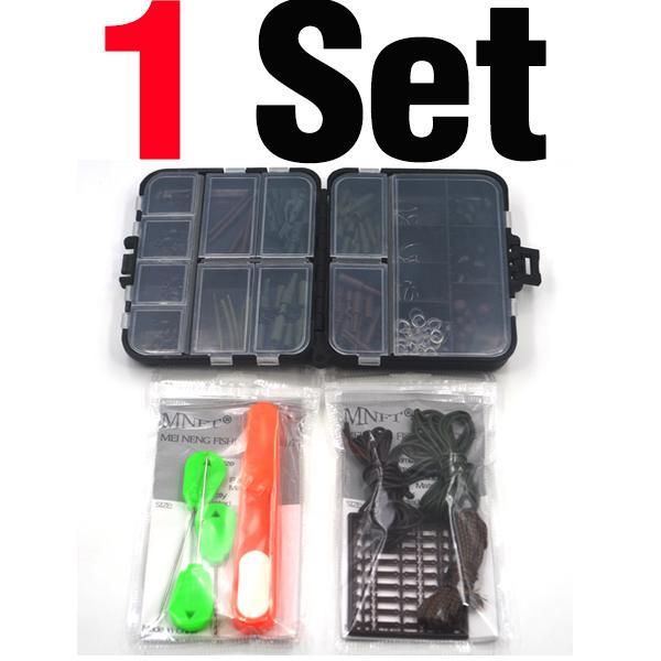 Mnft 1Set Carp Fishing Tackle Kit Box Lead Clips/Beads/Hooks/Scissors/Rigging/-MNFT Fishing Tackle 12 Store-Bargain Bait Box