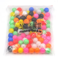 Mnft 200Pcs/Packs Round Fishing Rig Beads Fishing Lure Floating Tackles Bait-MNFT Fishing Tackle 12 Store-200 6mm Mixed Color-Bargain Bait Box