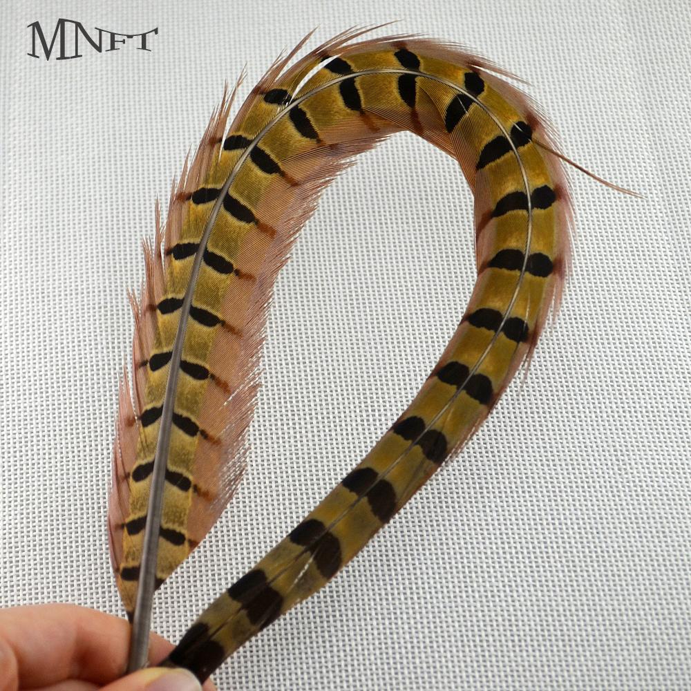 Mnft 20Pcs/Lot 40-45Cm Including Stem Natural Pheasant Feathers Nymphs Fly-Fly Tying Materials-Bargain Bait Box-Bargain Bait Box