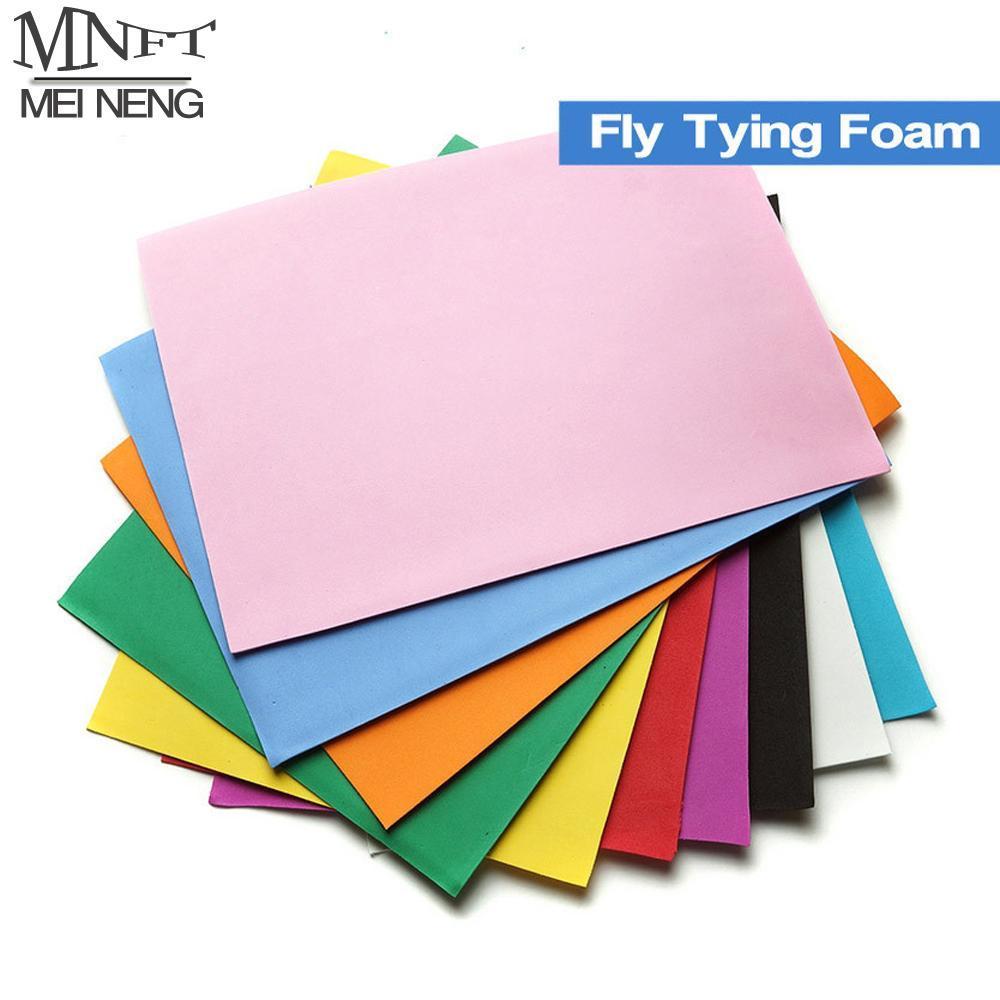 Mnft 25X25Cm 10 Pcs Fly Tying Foam Paper Foam For Flying Fishing Triple Decker-Fly Tying Materials-Bargain Bait Box-Bargain Bait Box