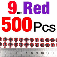 Mnft 500Pcs 3-9Mm Multiple Colour 3D Diy Fishing Eyes Fly Tying Jigs Holographic-Fish Eyes-Bargain Bait Box-9mm Red 500pcs-Bargain Bait Box