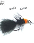 Mnft 50Pcs Quick Change For Flies Hooks And Lures Fly Fishing Snap Hooks Set-MNFT Fishing Tackle 12 Store-50Pcs S-Bargain Bait Box