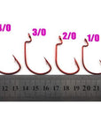 Mnft 80Pcs Sharp Bleeding Bait Wide Gap Crank Hook Soft Worm Hooks High Carbon-Wide Gap Hooks-Bargain Bait Box-80PCS 1-Bargain Bait Box