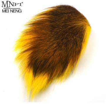 Mnft Dyed Deer Tail Hair Fur Bucktails Buck Fly Tying Saltwater Flies Dry For-Fly Tying Materials-Bargain Bait Box-Black Color-Bargain Bait Box