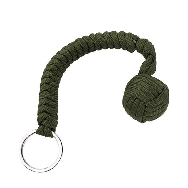 Monkey Fist Steel Ball Outdoor Security Protection Bearing Self Defense-FreeRan Outdoor Store-Green-Bargain Bait Box