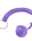 Monkey Fist Steel Ball Outdoor Security Protection Bearing Self Defense-FreeRan Outdoor Store-Purple-Bargain Bait Box