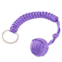 Monkey Fist Steel Ball Outdoor Security Protection Bearing Self Defense-FreeRan Outdoor Store-Purple-Bargain Bait Box