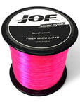 Monofilament Nylon Fishing Line 1000M 4 Lb-28 Lb Japan Material Super Strong Jig-liang1 Store-Pink-1.0-Bargain Bait Box