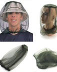 Mosquito Head Net Mesh Face Protector Cap Insect Bee Sun Fish Hat Fishing-Felic Shopping Store Store-Bargain Bait Box