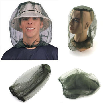 Mosquito Head Net Mesh Face Protector Cap Insect Bee Sun Fish Hat Fishing-Felic Shopping Store Store-Bargain Bait Box