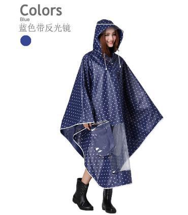 Motorcycle/Electrombile Rainwear Mat Eva Poncho Raincoats Cover Waterproof-Ponchos-Bargain Bait Box-Blue-XL-Bargain Bait Box