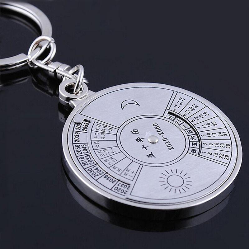 Mountaineering Camping Survival Edc 50 Years Perpetual Calendar Keyring Unique-Outdoor &amp; equipment Store-Bargain Bait Box