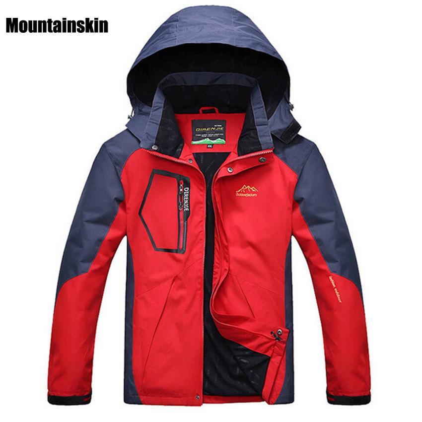 Mountainskin 5Xl Men&#39;S Spring Fleece Softshell Jackets Outdoor Sports Waterproof-Mountainskin Outdoor-Army Green-L-Bargain Bait Box