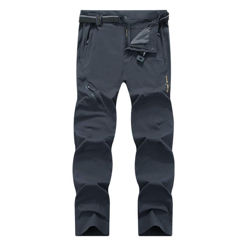 Mountainskin 8Xl Men'S Summer Quick Dry Softshell Pants Outdoor Elastic-fishing pants-HO Outdoor Store-Black-Asian Size M-Bargain Bait Box