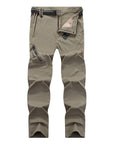 Mountainskin 8Xl Men'S Summer Quick Dry Softshell Pants Outdoor Elastic-fishing pants-HO Outdoor Store-Khaki-Asian Size M-Bargain Bait Box