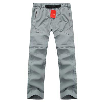 Mountainskin High Quality Removable Men&#39;S Summer Quick Dry Pants Breathable-Mountainskin Outdoor-Light Grey-S-Bargain Bait Box