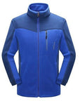 Mountainskin Men Women Winter Softshell Fleece Jackets Outdoor Sport Warm-Mountainskin Outdoor-Men Blue-M-Bargain Bait Box