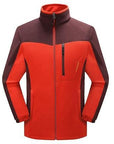 Mountainskin Men Women Winter Softshell Fleece Jackets Outdoor Sport Warm-Mountainskin Outdoor-Men Red-M-Bargain Bait Box