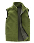 Mountainskin Men'S Spring Fleece Softshell Vest Outdoor Coat Hiking-HO Outdoor Store-Yellow Army Green-S-Bargain Bait Box